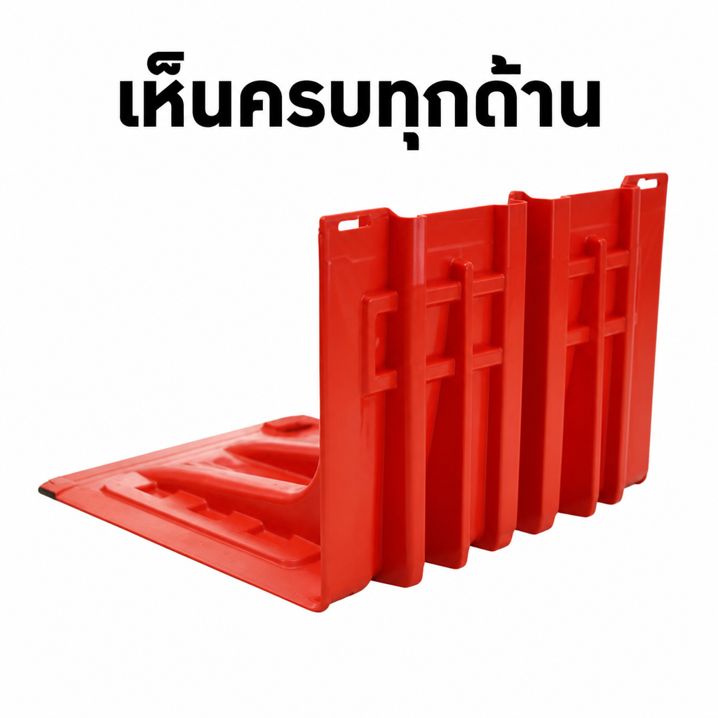 แผงกั้นน้ำท่วมพลาสติกแบบต่อได้ รูปตัวแอล เคลื่อนย้ายสะดวก สำหรับบ้านและโกดัง