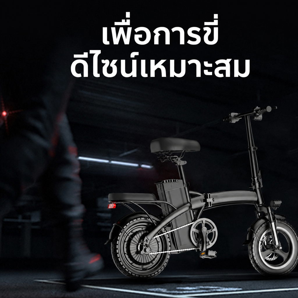 จักรยานไฟฟ้าขนาด 14 นิ้ว แบบพับได้ ใช้แบตเตอรี่ลิเธียม น้ำหนักเบาพิเศษ เหมาะสำหรับการแชร์ทริป พร้อมบริการ OEM/ODM ตามสั่ง